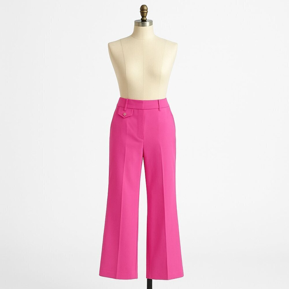 Anthropologie x Sanctuary Women's Metropolis Trousers in Wild Pink Size 32 NWT